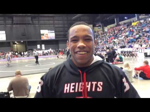 2015 Class 5A 126-Pound Champ: Heights Senior Sean Deshazer