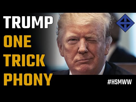 Donald Trump is a sad one trick phony