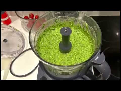 Nutrition 23; Usanov's homemade pesto pasta with chicken