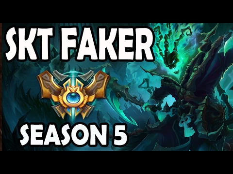 SKT T1 Faker Thresh vs Soraka Support Ranked Challenger Korea