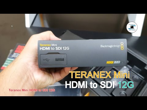 Video: Blackmagic Design Teranex Mini HDMI to 12G SDI 2024 - Unblemished Good condition like new image 6