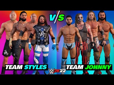 WWE 2K22 'Team Phenomenal Vs Team Shocker' Gameplay - WWE 2K22 LIVE Stream