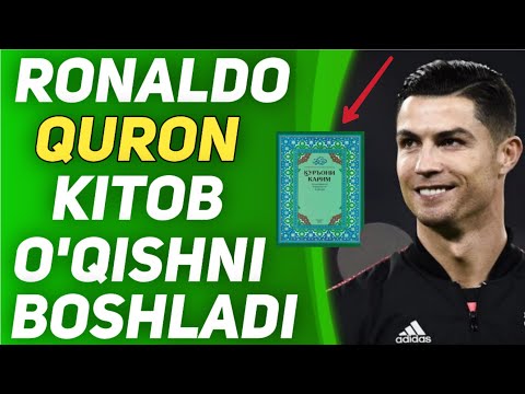 BUTUN DUNYO HAYRATDA RONALDO KARANTINDA QURON KITOB O'QISHNI BOSHLADI