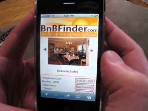 BnBFinder Bed & Breakfast Mobile Site