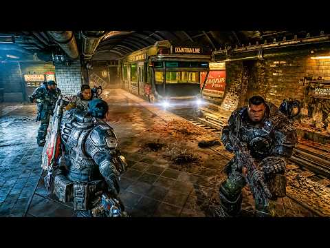 Gears of War: E-Day Full Subway Train Sequence