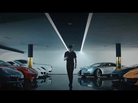 Cristiano Ronaldo y el Bugatti Chiron