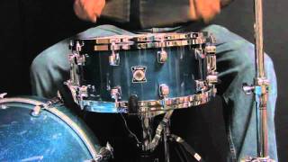 Video thumbnail for Yamaha 14x6.5 Sensitive Series Snare Drum - Sea Blue by cymbalfusion drum shop