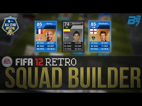 FIFA 12 Ultimate Team RETRO Squad Builder | MLS All Stars 2012!