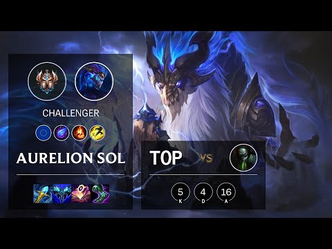 Aurelion Sol Top vs Urgot - EUW Challenger Patch 11.6