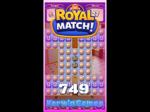Royal Match Level 749 - Super Hard Level - No Boosters