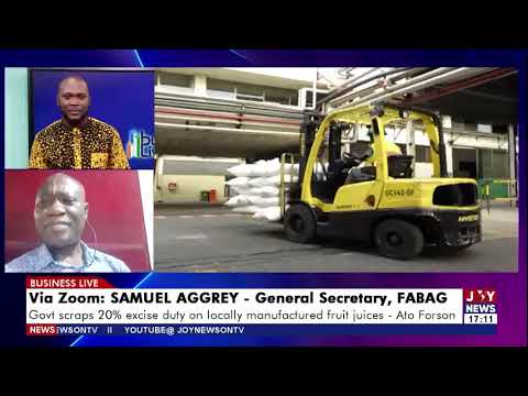 Govt scraps 20% excise duty on locally manufactured fruit juices - Ato Forson |BusinessLive(24-7-26)