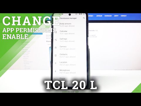 How to Change Applications Permissions in TCL 20 L - Take Control Over Apps Permissions