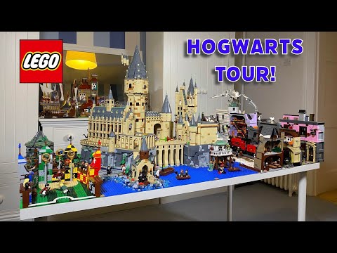 Huge LEGO Harry Potter Hogwarts Castle Tour!