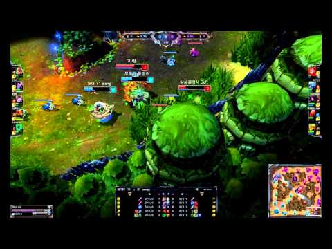 Deft Tristana VS Bang Corki 2Lv Fight