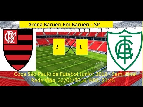 Copa São Paulo de Futebol 2016 Flamengo RJ 2 x 1 America Mineiro MG