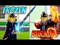 NEW 0.01% Frozen Vs Burning Blessing | Blox Fruits
