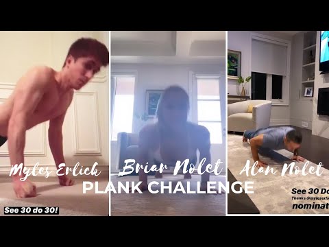 Briar Nolet, Myles Erlick & Alan Nolet - Plank Challenge
