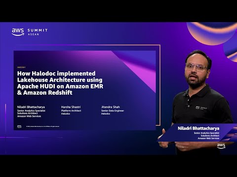 AWS Summit ASEAN 2022 - Halodoc Lakehouse Architecture - Apache HUDI on Amazon EMR/Redshift (INS301)