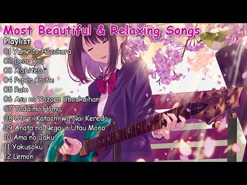 【1 Hour】Most Beautiful & Relaxing Japanese Songs 2019   For Relax & Sleep
