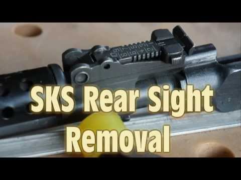 SKS Rear Sight Removal