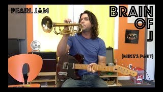 Guitar Lesson: How To Play Brain Of J By Pearl Jam (Mike&#39;s Part)