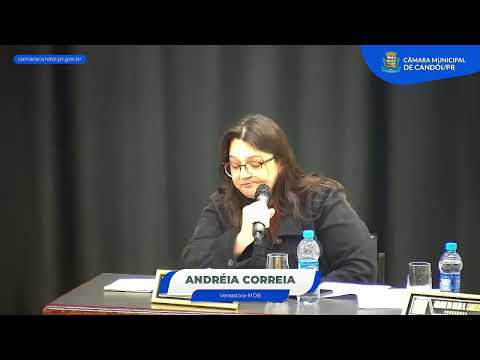 9ª Sessão Ordinária do Segundo Período Legislativo de 2026 da Câmara Municipal de Candói – PR