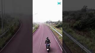 Let's ride and catch the foggy at Bokor mountain, Cambodia.