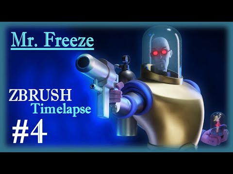 Sculpting Mr. Freeze | Zbrush Timelapse | Part 4 (Final): "Posing" Process