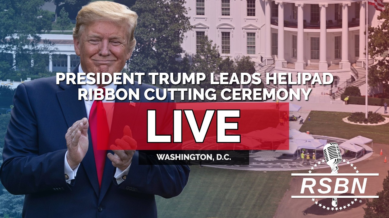 LIVE: President Trump Leads South Lawn Ribbon Cutting Ceremony - 09/21/26