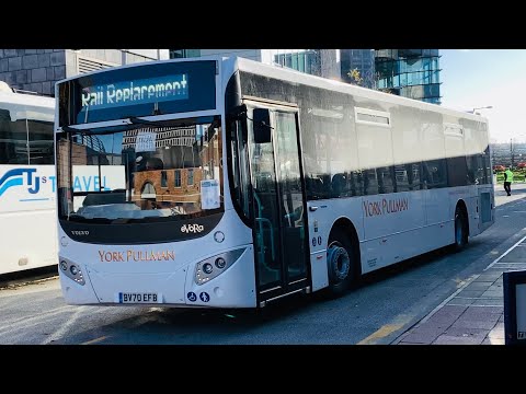 New York Pullman Bus On Rail Replacement From Sheffield To Doncaster