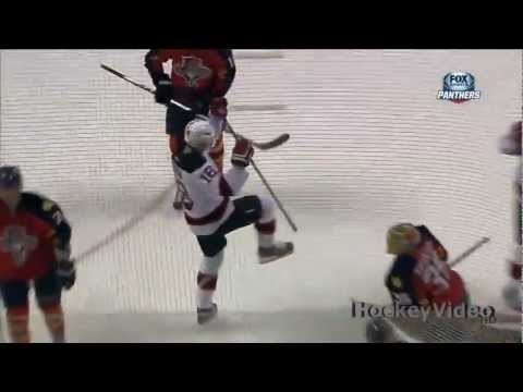 Steve Bernier tic-tac-toe goal . Mar 30, 2013