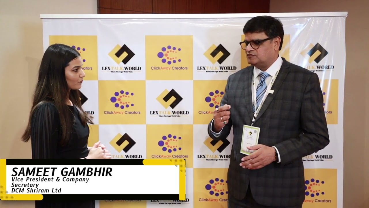 Sameet Gambhir sharing his thoughts on the LexTalk World Conference, Dubai 2022