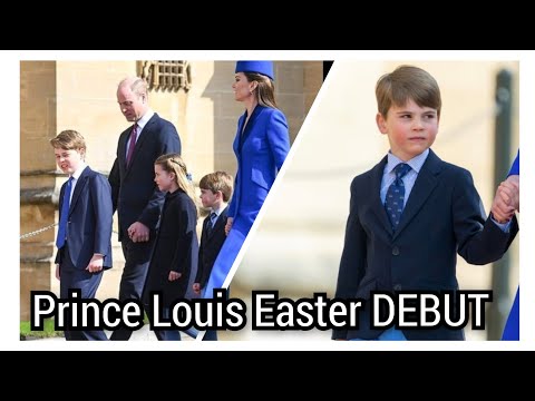 Prince Louis makes DEBUT appearance alongside Royals at Easter Service