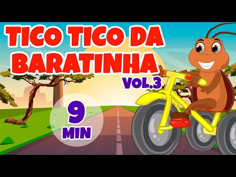 Tico Tico da Baratinha Vol. 3 - Giramille 9 min | Desenho Animado Musical