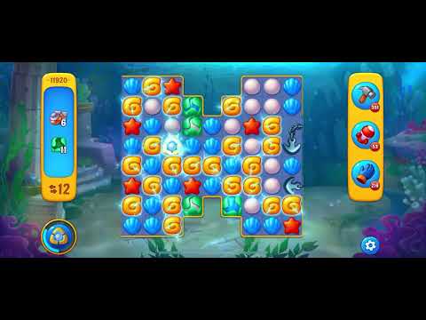 Fishdom level 11920 no boosters フィッシュダム ノーマル