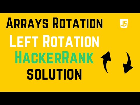 Hackerrank Left Rotation Javascript