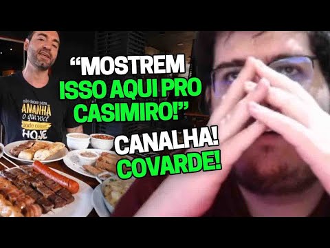 CASIMIRO REAGE: ESPETINHOS, PÃO DE ALHO, FEIJOADA E RISOTO - DEVORANDO CARDÁPIO | Cortes do Casimito