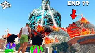 GTA 5 : The End Of Lava God By Ice Monster With Franklin In GTA 5 ! (GTA 5 Mods)