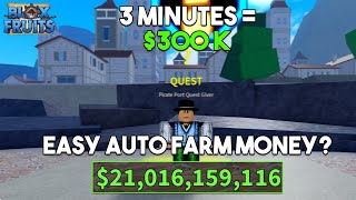 The FASTEST Way To Get Money In Blox Fruits! ( Unlimited Money Trick! )