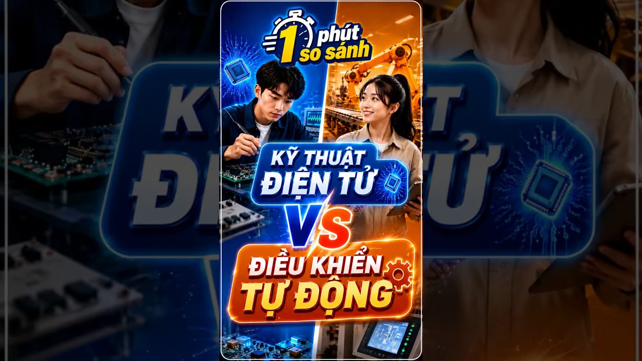Kỹ thuật Điện tử hay Điều khiển & Tự động hóa?