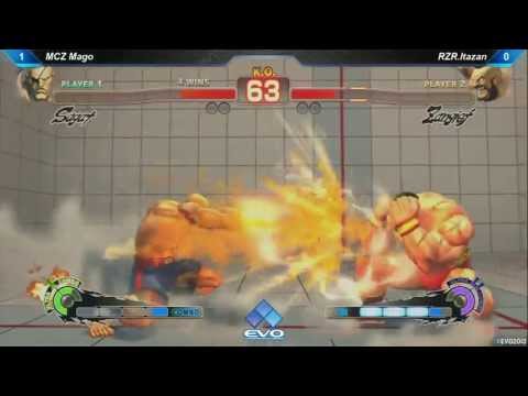[EVO 2013 SSFIV AE Top 32] MCZ Mago (Sagat) vs RZR Itazan (Zangief)