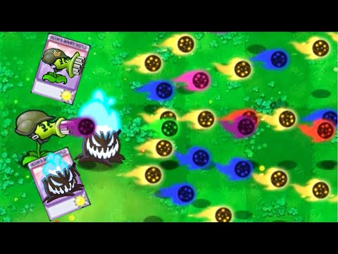 PVZ1 discover: Mutant Gatling pea ❗❗❗ - HARD MODE MOD PvZ Plus pvz funny moments