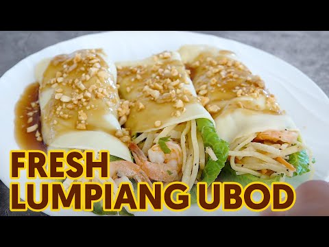 Lumpiang Ubod Recipe Filipino Lumpia with palm heart