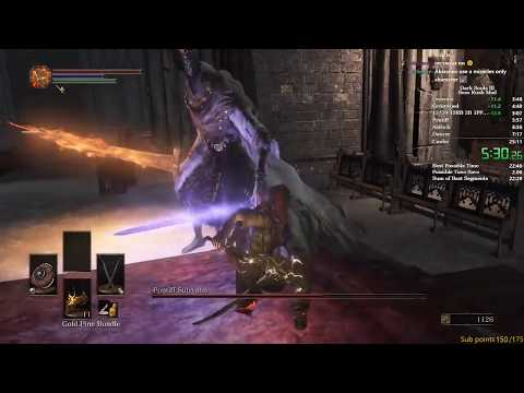 Dark Souls 3 Boss Rush Mod Speedrun Former World Record [24:28]