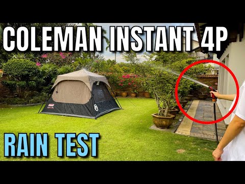 [RAIN TEST] Coleman 4-Person Instant Cabin Tent