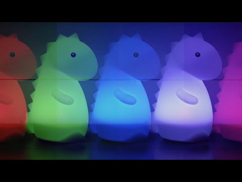 Color Changing Dinosaur Night Light - 12 Hours / 4K