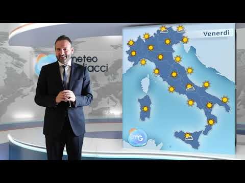 Weather forecast for Friday, August 8th: Subtropical African high pressure over Italy. Heat will ...