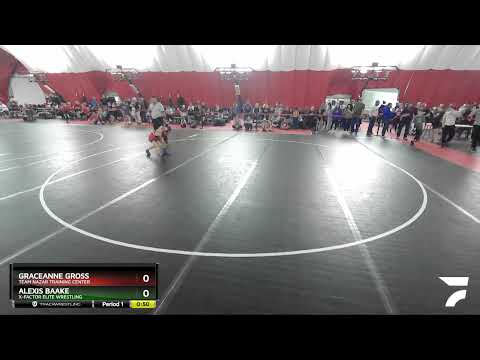 Exhibition 8U Girls Round 1 - Graceanne Gross, Team Nazar Training Center Vs Alexis Baake, X-Facto