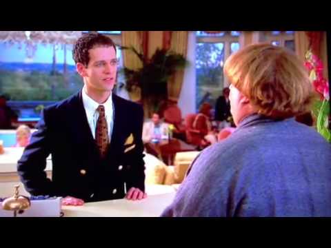 Beverly Hills ninja hotel desk scene