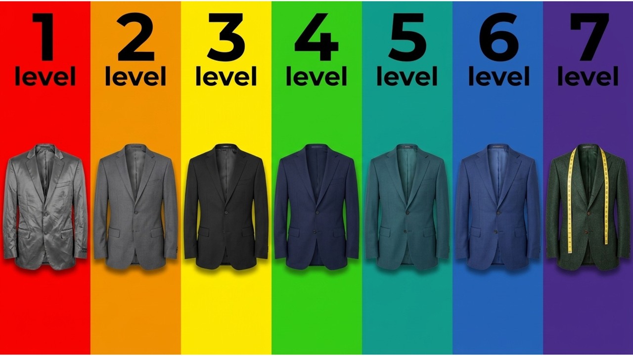 The 7 Levels of Men's Suits (Most Men Wear Level 2)
